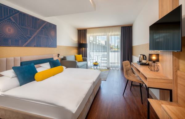 Hunguest Hotel Szeged, Kétágyas szoba (standard, pótágyazható)
