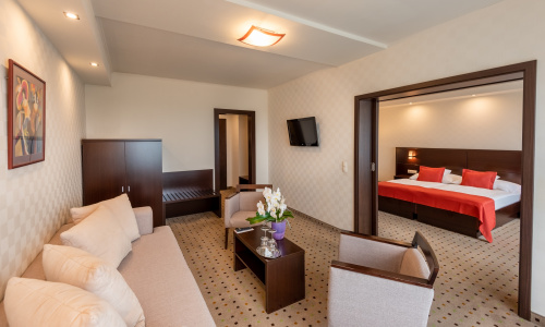 Dürer wing, Superior suite with panoramic view of the castle - Hunguest Hotel Erkel - Gyula