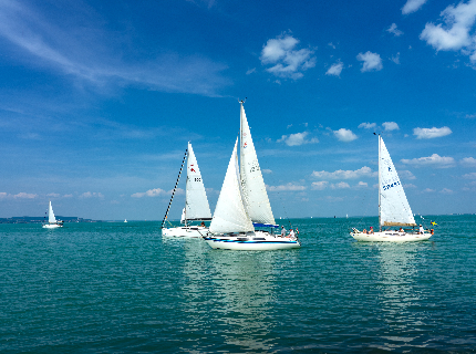 Letní šplouchání u Balatonu