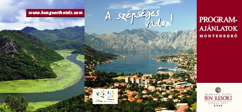 Hunguest Hotels kiadvány - nyári programok Montenegróban és Herceg Novi környékén