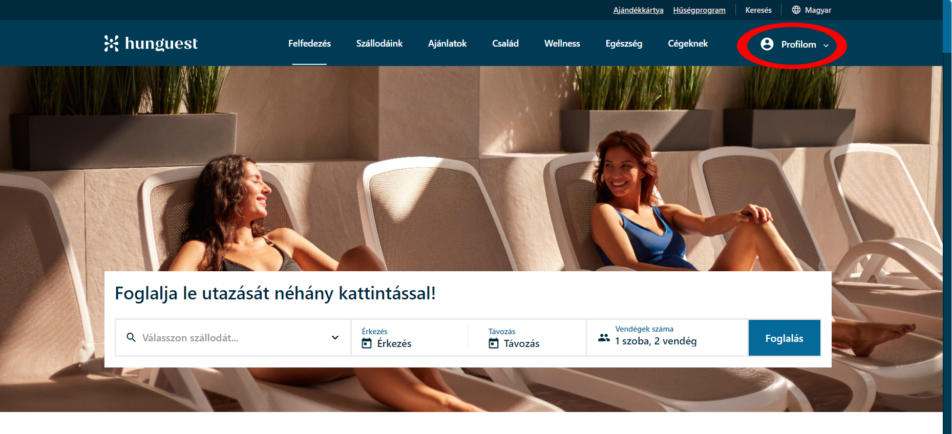 Hunguest Hotels Regisztráció